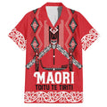 Toitu Te Tiriti Waitangi Hawaiian Shirt Red Wharenui House - Aussie Hoodie