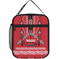 Toitu Te Tiriti Waitangi Lunch Bag Red Wharenui House