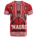 Toitu Te Tiriti Waitangi T Shirt Red Wharenui House - Aussie Hoodie