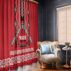 Toitu Te Tiriti Waitangi Window Curtain Red Wharenui House - Aussie Hoodie