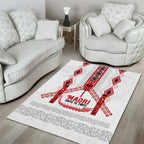 Toitu Te Tiriti Waitangi Area Rug White Wharenui House - Aussie Hoodie