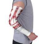 Toitu Te Tiriti Waitangi Arm Sleeves White Wharenui House - Aussie Hoodie