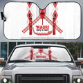 Toitu Te Tiriti Waitangi Auto Sun Shade White Wharenui House - Aussie Hoodie