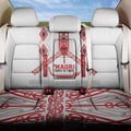 Toitu Te Tiriti Waitangi Back Car Seat Cover White Wharenui House - Aussie Hoodie