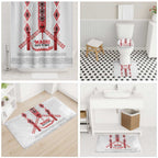 Toitu Te Tiriti Waitangi Bathroom Set White Wharenui House - Aussie Hoodie