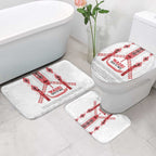 Toitu Te Tiriti Waitangi Bathroom Set White Wharenui House - Aussie Hoodie