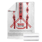 Toitu Te Tiriti Waitangi Blanket White Wharenui House - Aussie Hoodie