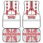 Toitu Te Tiriti Waitangi Car Mats White Wharenui House - Aussie Hoodie