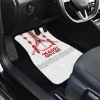 Toitu Te Tiriti Waitangi Car Mats White Wharenui House - Aussie Hoodie