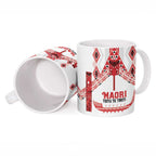 Toitu Te Tiriti Waitangi Ceramic Mug White Wharenui House - Aussie Hoodie