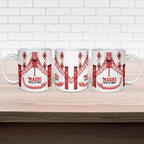 Toitu Te Tiriti Waitangi Ceramic Mug White Wharenui House - Aussie Hoodie