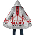 Toitu Te Tiriti Waitangi Cloak White Wharenui House - Aussie Hoodie