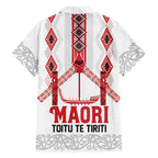Toitu Te Tiriti Waitangi Family Matching Mermaid Dress and Hawaiian Shirt White Wharenui House - Aussie Hoodie