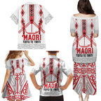 Toitu Te Tiriti Waitangi Family Matching Puletasi and Hawaiian Shirt White Wharenui House - Aussie Hoodie