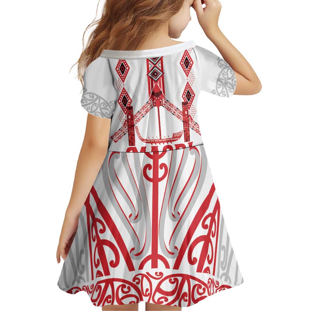 Toitu Te Tiriti Waitangi Family Matching Tank Maxi Dress and Hawaiian Shirt White Wharenui House - Aussie Hoodie
