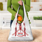 Toitu Te Tiriti Waitangi Grocery Bag White Wharenui House - Aussie Hoodie