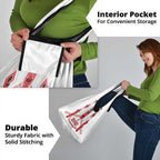 Toitu Te Tiriti Waitangi Grocery Bag White Wharenui House - Aussie Hoodie
