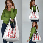 Toitu Te Tiriti Waitangi Grocery Bag White Wharenui House - Aussie Hoodie