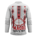 Toitu Te Tiriti Waitangi Hockey Jersey White Wharenui House - Aussie Hoodie