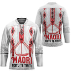 Toitu Te Tiriti Waitangi Hockey Jersey White Wharenui House - Aussie Hoodie