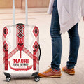 Toitu Te Tiriti Waitangi Luggage Cover White Wharenui House - Aussie Hoodie