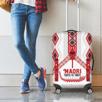 Toitu Te Tiriti Waitangi Luggage Cover White Wharenui House - Aussie Hoodie