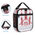 Toitu Te Tiriti Waitangi Lunch Bag White Wharenui House