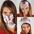 Toitu Te Tiriti Waitangi Neck Gaiter White Wharenui House - Aussie Hoodie
