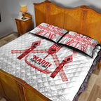 Toitu Te Tiriti Waitangi Quilt Bed Set White Wharenui House - Aussie Hoodie