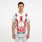 Toitu Te Tiriti Waitangi Scrub Top White Wharenui House - Aussie Hoodie