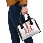 Toitu Te Tiriti Waitangi Shoulder Handbag White Wharenui House - Aussie Hoodie