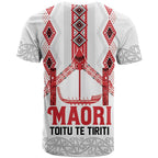 Toitu Te Tiriti Waitangi T Shirt White Wharenui House - Aussie Hoodie