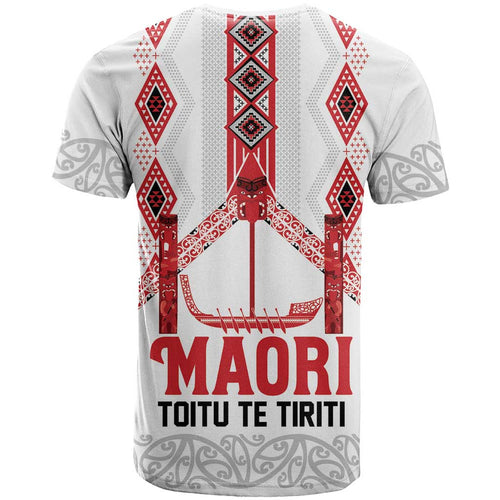 Toitu Te Tiriti Waitangi T Shirt White Wharenui House - Aussie Hoodie