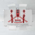 Toitu Te Tiriti Waitangi Tablecloth White Wharenui House - Aussie Hoodie