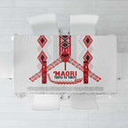 Toitu Te Tiriti Waitangi Tablecloth White Wharenui House - Aussie Hoodie