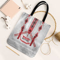 Toitu Te Tiriti Waitangi Tote Bag White Wharenui House - Aussie Hoodie