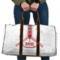 Toitu Te Tiriti Waitangi Travel Bag White Wharenui House - Aussie Hoodie