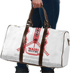 Toitu Te Tiriti Waitangi Travel Bag White Wharenui House - Aussie Hoodie