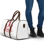 Toitu Te Tiriti Waitangi Travel Bag White Wharenui House - Aussie Hoodie
