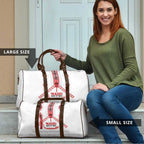 Toitu Te Tiriti Waitangi Travel Bag White Wharenui House - Aussie Hoodie