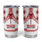 Toitu Te Tiriti Waitangi Tumbler Cup White Wharenui House - Aussie Hoodie