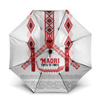 Toitu Te Tiriti Waitangi Umbrella White Wharenui House - Aussie Hoodie