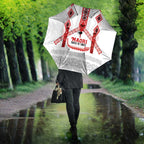 Toitu Te Tiriti Waitangi Umbrella White Wharenui House - Aussie Hoodie