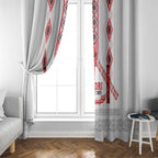 Toitu Te Tiriti Waitangi Window Curtain White Wharenui House - Aussie Hoodie