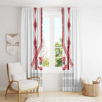 Toitu Te Tiriti Waitangi Window Curtain White Wharenui House - Aussie Hoodie