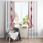 Toitu Te Tiriti Waitangi Window Curtain White Wharenui House - Aussie Hoodie