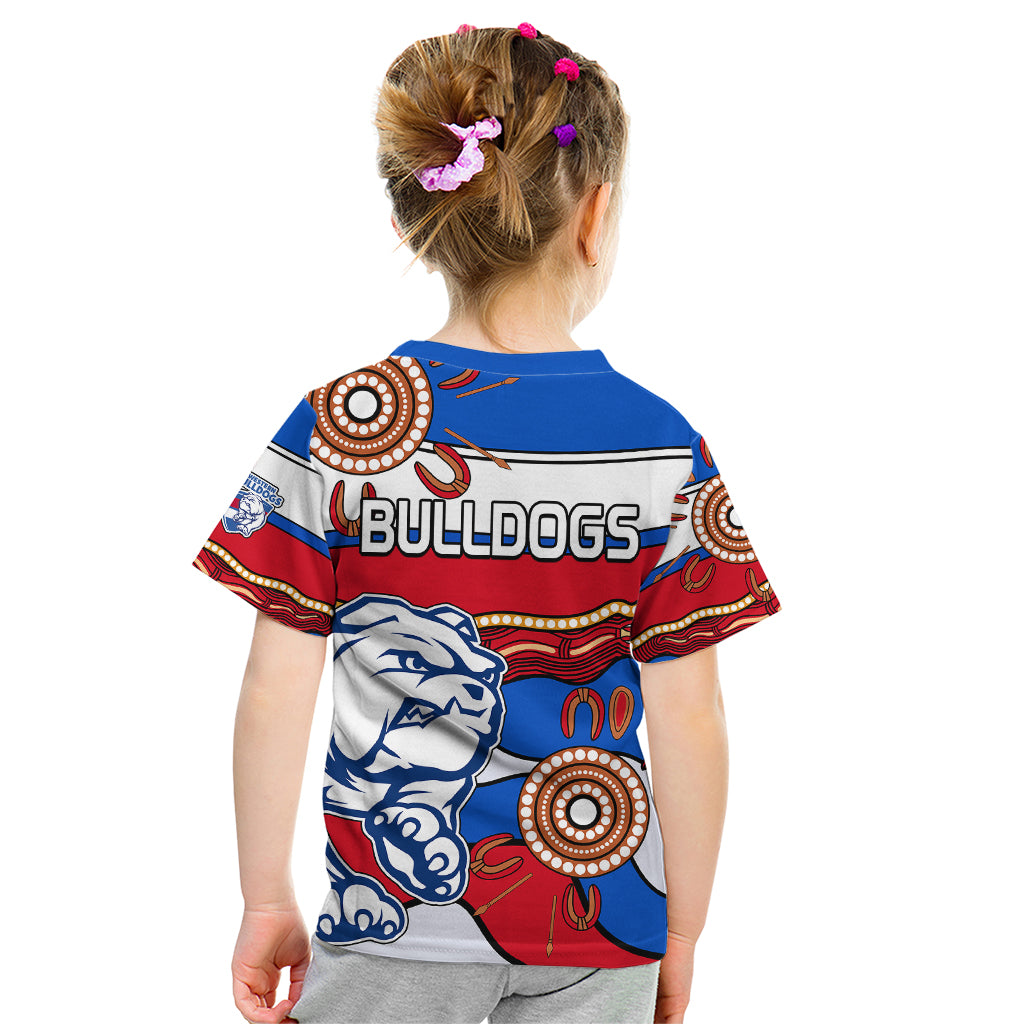 afl-bulldogs-football-kid-t-shirt-western-aboriginal-simple-style