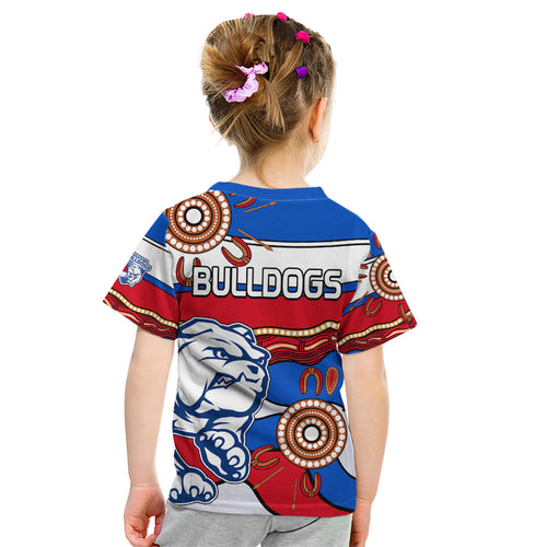afl-bulldogs-football-kid-t-shirt-western-aboriginal-simple-style