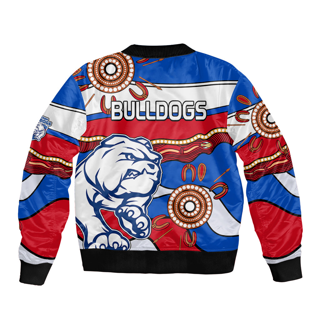 afl-bulldogs-football-sleeve-zip-bomber-jacket-western-aboriginal-simple-style