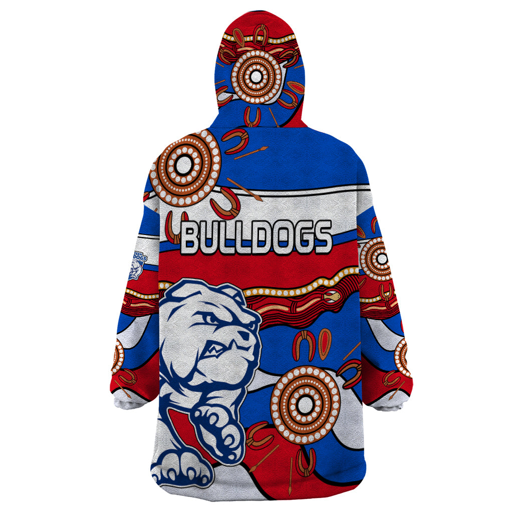 afl-bulldogs-football-wearable-blanket-hoodie-western-aboriginal-simple-style